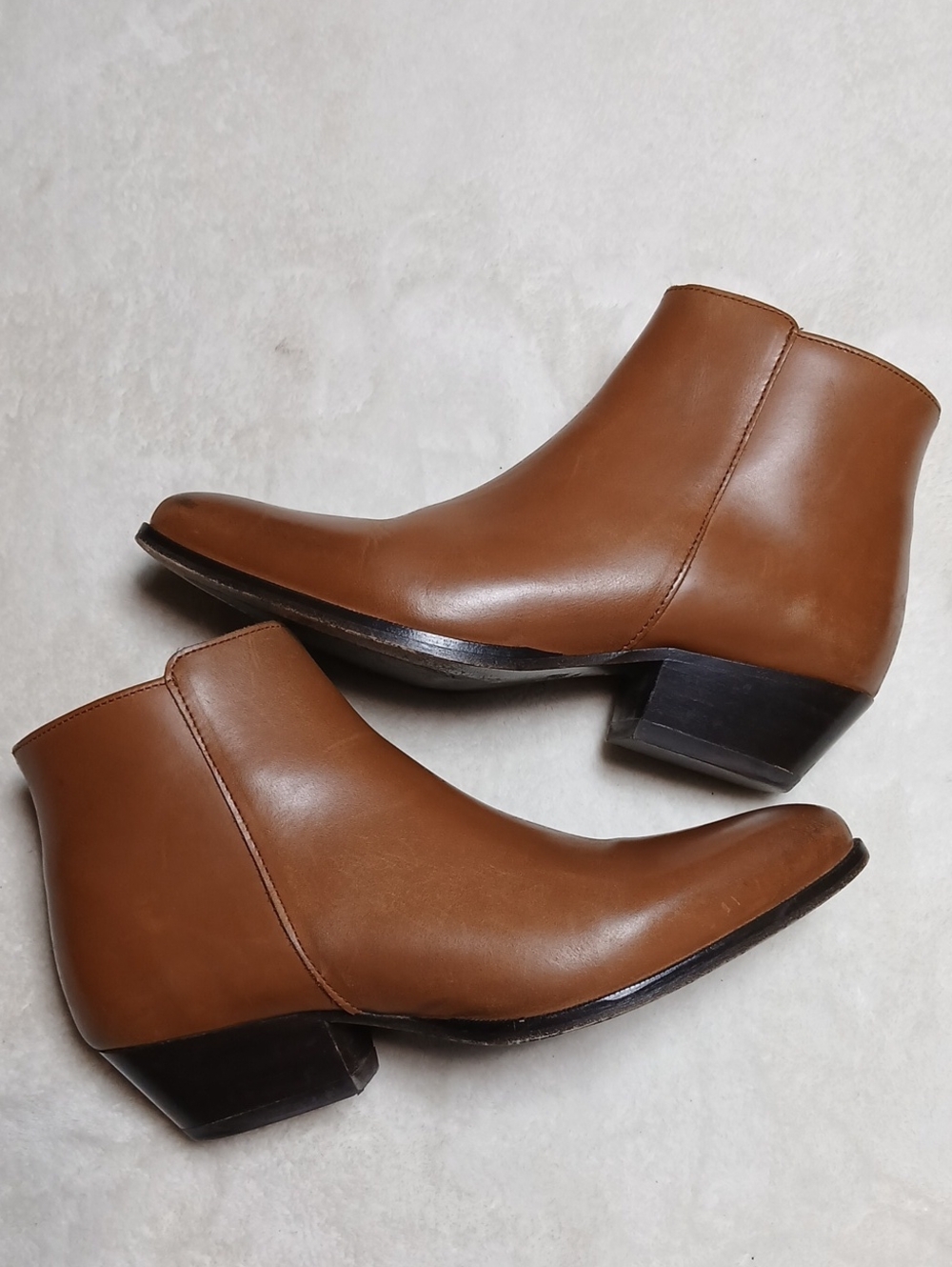 Thursday Boot Company Tan Leather Women's Ankle Booties Size 7.5